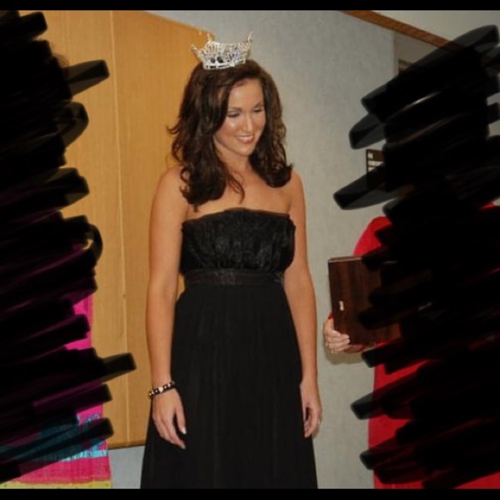 White House Black Market strapless dress